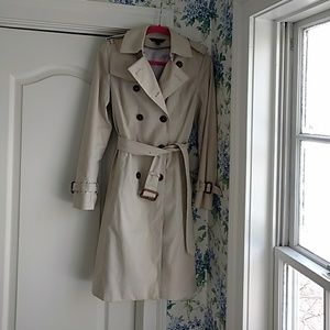 Brooks Brothers Trench Coat off white